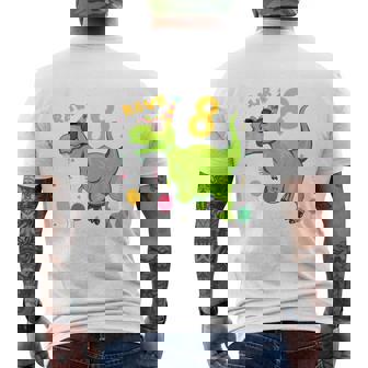 Bambino Ho 8 Anni Ragazzi 8°Compleanno Dinosauro Di 8 Compleanno T-shirt da uomo con stampa posteriore - Novitaregali