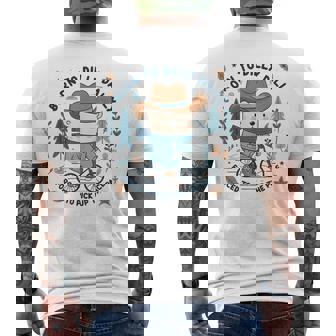 Bear Born To Dilly Dally Forced To Pick Up The Pace Costume Men's T-shirt Back Print | Seseable UK