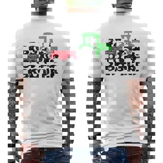 Big Brother Tractor Anuncios De Embarazo Nuevo Hermano Camiseta Hombre Estampado Espalda - Regaloses