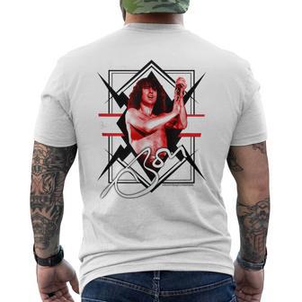 Bon Scott Lightning Singer T-Shirt mit Rückendruck - Geschenkecke