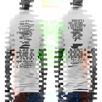 Bonsai Tree From Sapling To Masterpiece Bonsai Tank Top Men's Back Print T-Shirt - Monsterry