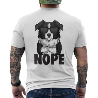 Border Collie Dog Female T-Shirt mit Rückendruck - Geschenkecke