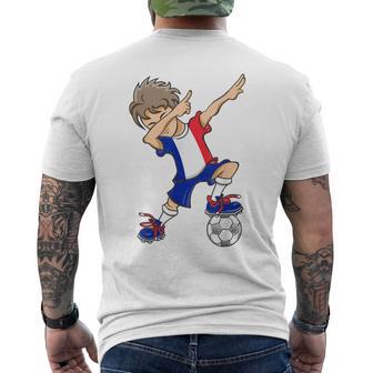 Boys' France Football Blue T-Shirt mit Rückendruck - Geschenkecke