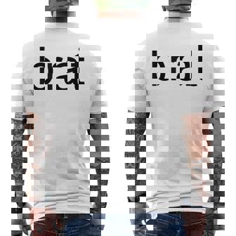 Brat Slang Sarcasm Fashion Statement I'm So Julia Men's T-shirt Back Print | Mazezy