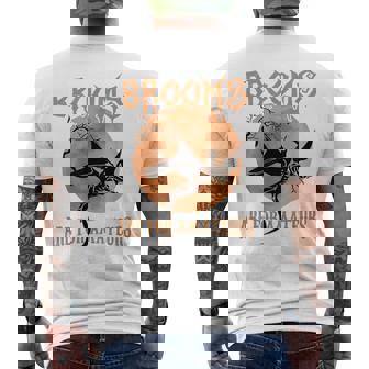 Brooms Are For Amateurs Dragon Riding Witches Halloween Men's T-shirt Back Print - Monsterry