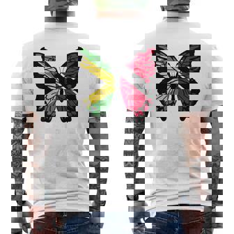 Caribbean Princess Jamaica And Trinidad Half Trini Jamaican Men's T-shirt Back Print - Thegiftio UK