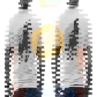 Carrera De Caballos Camiseta Hombre Estampado Espalda - Regaloses