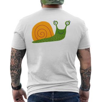 Children's Cute Snail T-Shirt mit Rückendruck - Geschenkecke