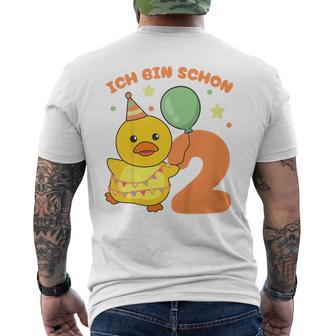 Children's Ente Ich Bin Schon 2 Enten T-Shirt mit Rückendruck - Geschenkecke