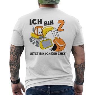 Children's Children's Ich Bin Schon 2 T-Shirt mit Rückendruck - Geschenkecke