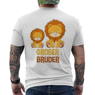 Children's Ich Werde Ein Großer Bruder Löwe Bruder T-Shirt mit Rückendruck - Geschenkecke