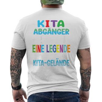 Children's Kita Abgänger 2024 Eine Legendeerlässt Das Kita Gelände T-Shirt mit Rückendruck - Seseable