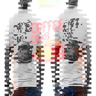 Coffee And Croissant Bombolone Club I Love Coffee Tank Top Men's Back Print T-Shirt - Monsterry