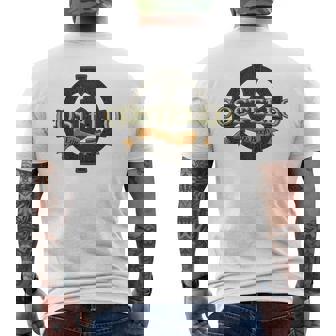 Costello Irish Surname Costello Family Name Celtic Cross Men's T-shirt Back Print - Monsterry