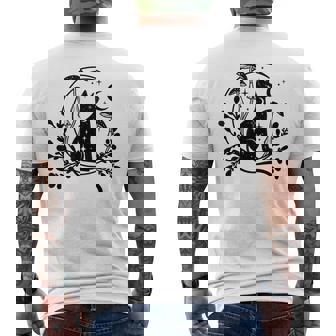 Cottage Core Cottagecore Motif Chat Et Lune T-shirt imprimé au dos - Cadeauxyz
