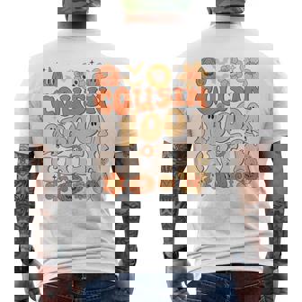 Cousin Boo Crew Halloween Retro Matching Family Costume Men's T-shirt Back Print - Monsterry