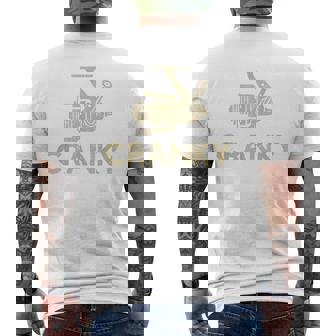 Crankbait Fishing Lure Cranky Ideas For Fishing Men's T-shirt Back Print | Seseable UK