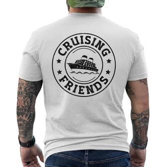 Cruise Retrointage Cruise Ship Friends T-Shirt mit Rückendruck - Geschenkecke