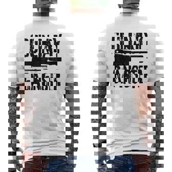 Culinary Gangster Chef Cook Cooking Chef Men Men's T-shirt Back Print - Thegiftio UK