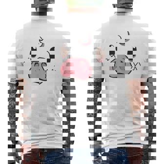 Cute Pig Animal Face Fancy Dress Costume Men's Back Print T-Shirt - Monsterry