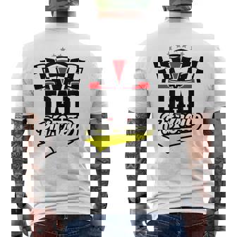 Dad Pit Crew For Racing Party Team Daddy Costume Men's Back Print T-Shirt - Monsterry