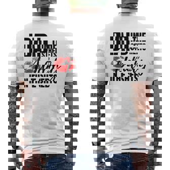 Dad In The Streets Daddy In The Sheets Men's Back Print T-Shirt - Monsterry