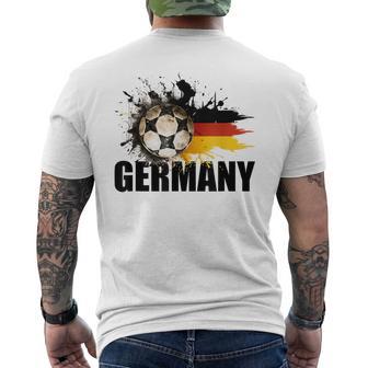 Deutschland Trikot 2026 Deutschland Flagge Germany T-Shirt mit Rückendruck - Geschenkecke