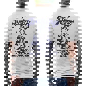 Divertente Chef Baker Lady Baking Because Murder Is Wrongintage T-shirt da uomo con stampa posteriore - Novitaregali