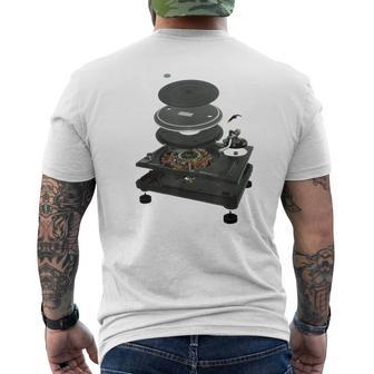 Dj Turntable 1210 Mk2 T-Shirt mit Rückendruck - Geschenkecke