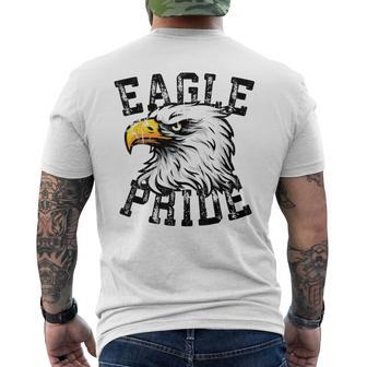Eagle Spirit Wear Game Day School Mascot Sport Fan Team Men's T-shirt Back Print | Seseable UK