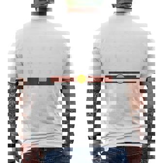 Easy Lazy Diy Halloween Group Costumes Family Matching Men's T-shirt Back Print | Mazezy