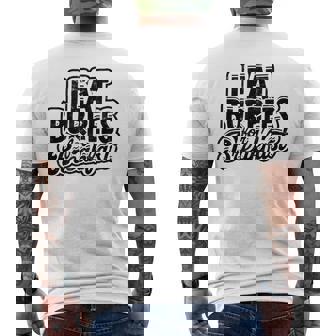 I Eat Burpees For Breakfast Healthy Breakfast Burpees Men's Back Print T-Shirt - Monsterry