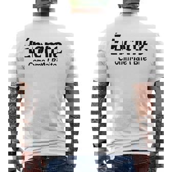 Énorme Comme Ma Humour Audacieux Ami Message Drôle T-shirt imprimé au dos - Cadeauxyz