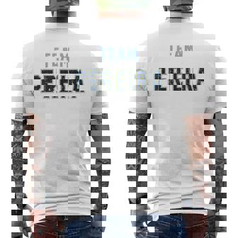 Equipo Angustiado Pereira Apellido Familia Orgullosa Apellido Camiseta Hombre Estampado Espalda - Regaloses