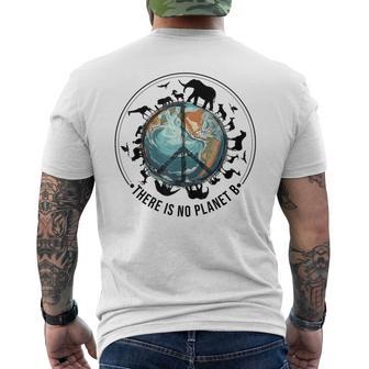 Es Gibt Keinen Planeten B Tiere Tag Der Erde Umwelt Natur A T-Shirt mit Rückendruck - Seseable