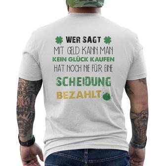 Exmann Exfrau Saying Ehe Aus Endlich Schieden Saying T-Shirt mit Rückendruck - Geschenkecke