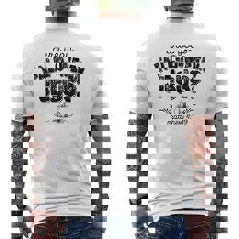 Are You Fall-O-Ween Jesus Men's T-shirt Back Print - Monsterry