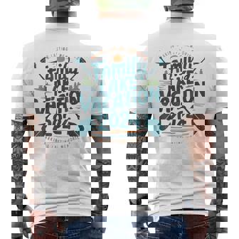 Family Lake Trip 2024 Vacation Love Friend Matching Reunions Men's T-shirt Back Print - Monsterry