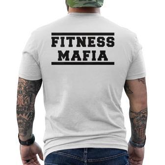 Fitness Mafia Modo Fitness Dedicado Gimnasio Camiseta Hombre Estampado Espalda - Regaloses