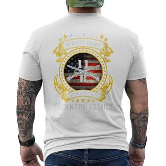 Fort Benning Georgia Ga 11B Infantryman Army Infantry School Men's T-shirt Back Print - Monsterry UK