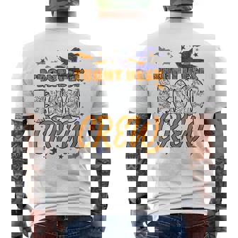 Front Desk Boo Crew Halloween Receptionist Matching Men's T-shirt Back Print | Mazezy