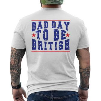 4Th Of July Bad Day To Be British Men's T-shirt Back Print - Monsterry CA