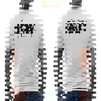 Deady Halloween Mummy Deady Halloween Matching Men's T-shirt Back Print - Thegiftio UK
