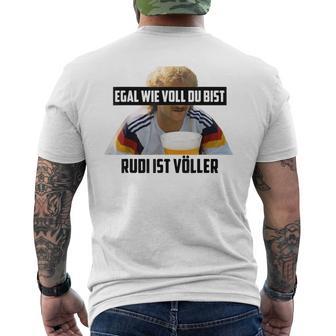 Egal Wieoll Du Bist Rudi Istolller Gray T-Shirt mit Rückendruck - Geschenkecke