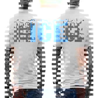 Fire And Ice Costume Halloween 2024 Family Matching Men's T-shirt Back Print - Thegiftio UK