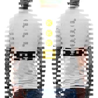 Garden Gnome Costume Halloween Family Elf Friends Fun Men's T-shirt Back Print - Monsterry