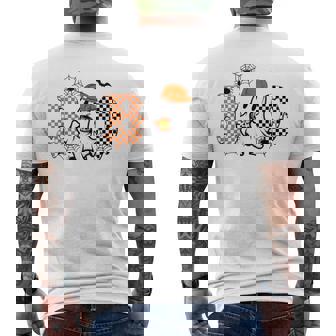 Ghost Boo Halloween Ghost Spooky Season Toddler Boys Men's T-shirt Back Print - Thegiftio UK