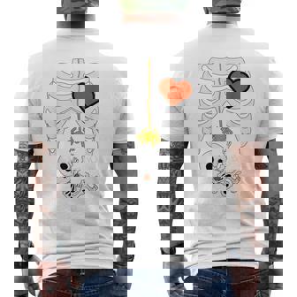 Halloween Pregnancy Xray Baby Announcement Costume Men's T-shirt Back Print - Thegiftio UK