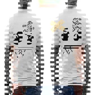Monster Scene Kid Emo Men's T-shirt Back Print - Thegiftio