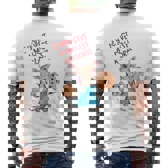 If You Give A Mouse A Cookie Birthday Men's T-shirt Back Print - Thegiftio UK